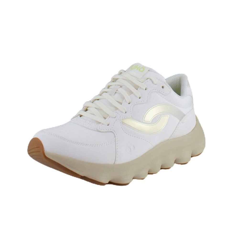 NWT Ryka Women's Podflow Retro Running Shoes Egg White Size 7.5 W $100 RY1868